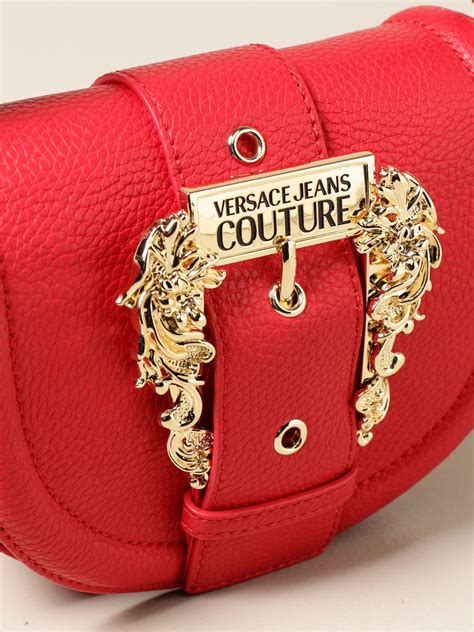 versace jeans red tote embossed bag|Versace Jeans couture outlet usa.